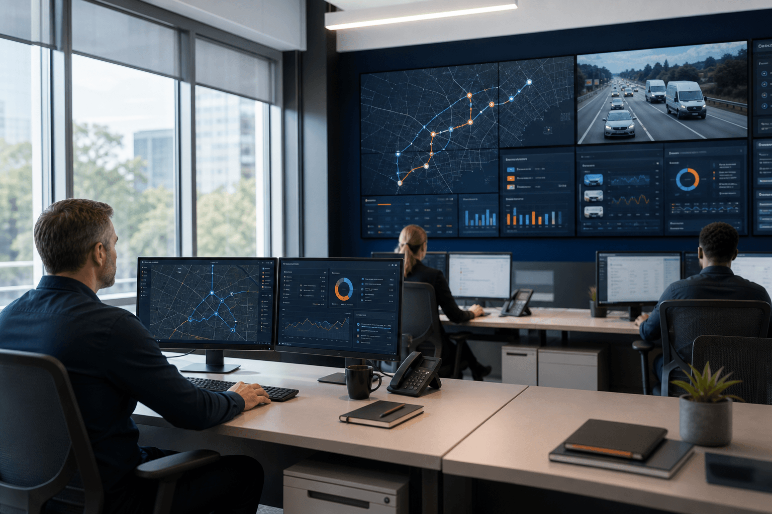 Modern vehicle operations center